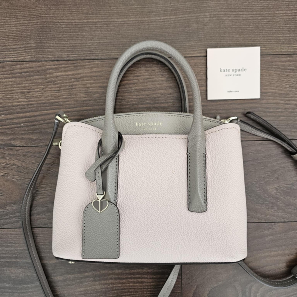 Kate Spade Gray and Pink Women's Bag